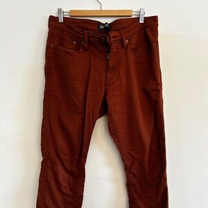 DU/ER No Sweat Pants | 34x30 | Rusty red